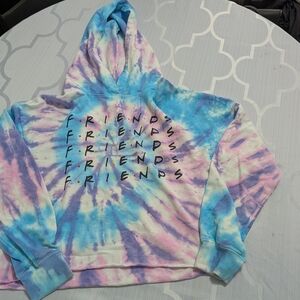FRIENDS Tie-Dye Hoodie - Blue, Pink, Purple